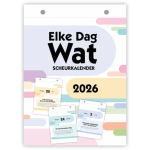 Scheurkalender - 2026 - Elke dag wat - 13x18cm