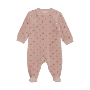 Fixoni Meisjes Kruippakje Velours Misty Rose