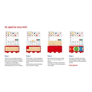 Loco Mini - Boekje - Rompompom - Ik leer alle letters- 4-7 Jaar