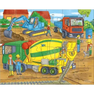 Puzzel - Op de bouwplaats - 3x24st.
