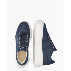 Nubikk Elise Wing Blauw Denim Damessneakers