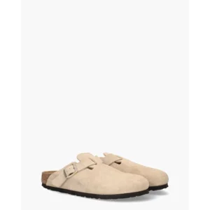 Birkenstock Boston Beige Damesslippers