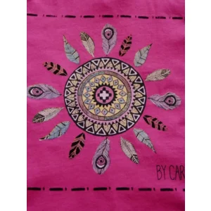 tuniek jurkje Indian Summer dromenvanger dark pink