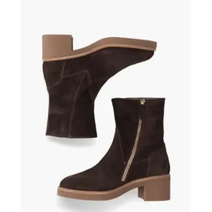Dl-sport 5937 Donkerbruin Dames Enkelboots