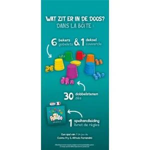 Spel - Perudo - NL/FR - 2 tot 6 spelers - 8+