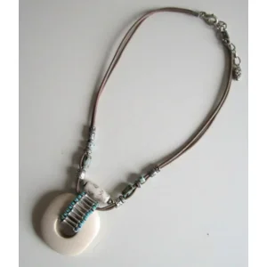 Fantasiejuweel ketting Turquoise/zilver