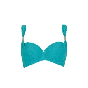 Olympia ( Sunflair ) Bikini: Turquoise, voorgevormd, boxer model ( sunf.174 )
