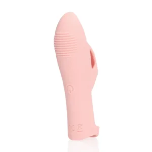 Loveline Silicone Finger Vibrator Touch Of Pink 11 cm