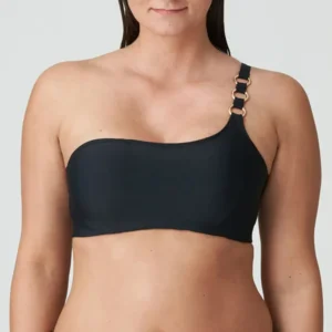 Prima Donna Swim Damietta one shoulder bikini in zwart