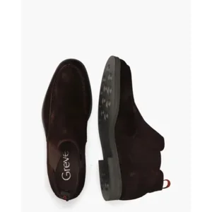 Greve Tufo Donkerbruin Heren Chelseaboots
