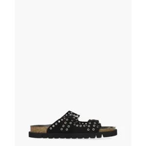 Cypres Willianne Zwart Damesslippers