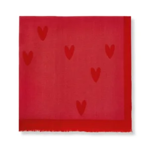 Sjaal - Heart Fuchsia/Red