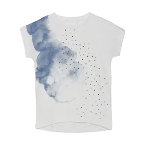 En fant Meisjes Shortsleeve Tshirt Egret