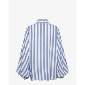 Ibana Thalita Blauw/Wit Dames Blouse