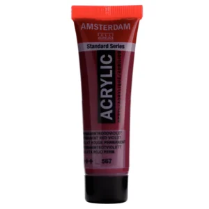 Acrylverf - 567 - Permanent rood violet - Amsterdam - 20ml