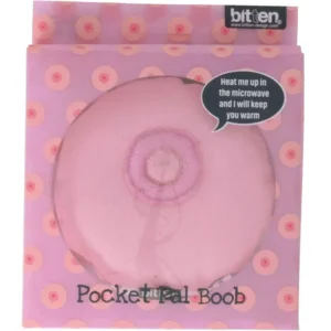 Bitten Design Handwarmer Boob Borst Roze Kersenpitkussen