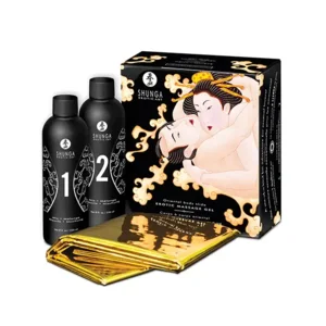 Shunga Oriental Body-to-Body Massage Olie Aardbei