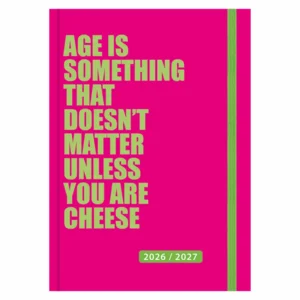 Week agenda - 2027 - 17 maanden - 14,8x21cm - Magenta