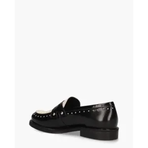 Maripe Helga-Ma Zwart/Off-White Damesloafers