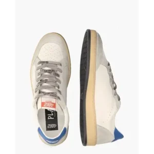 4B12 PLAYNEW Wit/Grijs/Blauw Herensneakers