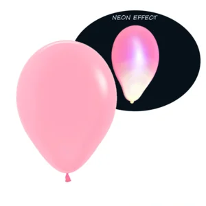Neon UV rode  ballonnen  - 100 stuks  | UV Feest Ballonnen