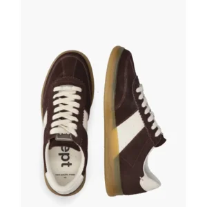 East Pacific Trade Santos Donkerbruin/Off-White Herensneakers