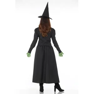 Kostuum -  Heks - Wicked witch - 3dlg - S