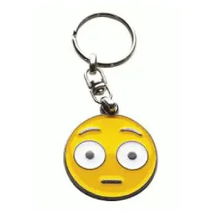 Emoji metalen sleutelhanger - blushing