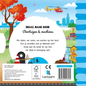Boek - Draai maar door - Voertuigen & machines