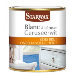 Starwax Ceruseerwit onbehandeld hout - Blanc à céruser bois brut