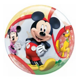 Folieballon - Mickey Mouse & Donald Duck - Bubble - 56cm - Zonder vulling