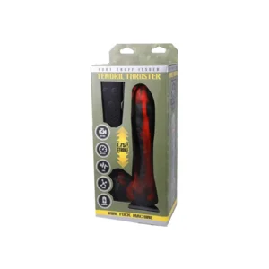 Doc Johnson Fort Troff Issued Tendril Stotende Vibrator Rood 21 Cm