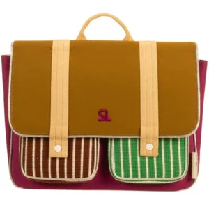Sticky Lemon Schooltas Okergeel Roze