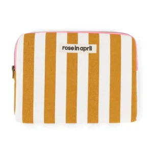 Rose in April Ipad Hoes Ecru Caramel Strepen