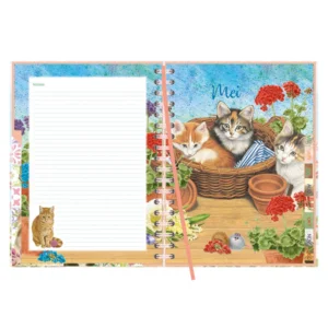 Bureau agenda - 2026 - Harde kaft - Franciens katten - Nacho - 17,6x23,8cm