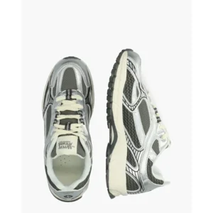 Mercer The Re-Run Zilver/Legergroen Herensneakers