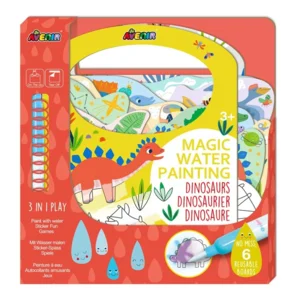 Kleuren met water - Dinosaurussen - Met spelletjes & stickers
