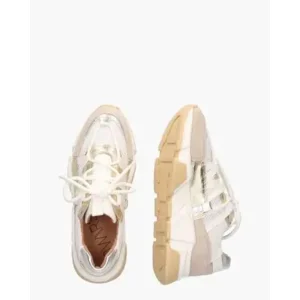 Dwrs Los Angeles Wit/Goud Damessneakers