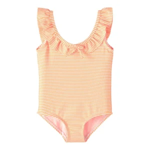 Name it Meisjes Zwemkleding Oranje Badpak Ziline Orange Pop