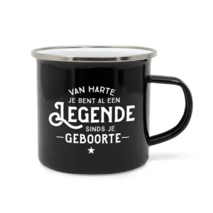 Mok - Lekker stoer - Gefeliciteerd - Metaal