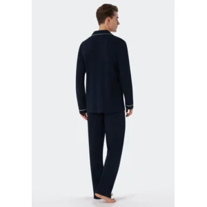 Schiesser – Fine Interlock - Pyjama – 179296 – Dark Blue