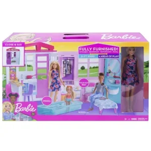 Barbie - Barbiehuis met Barbiepop