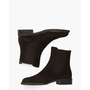 Lilian 12270 Donkerbruin Dames Chelseaboots