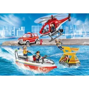 Playmobil Action - Brandweer Reddingsmissie - 9319