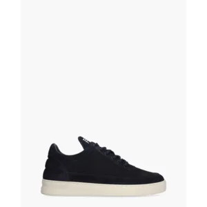 Filling Pieces Low Top Suede Grain Donkerblauw Herensneakers