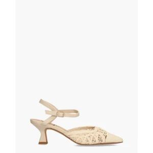 Lisa & Jo Zea Roomwit Dames Slingbackpumps