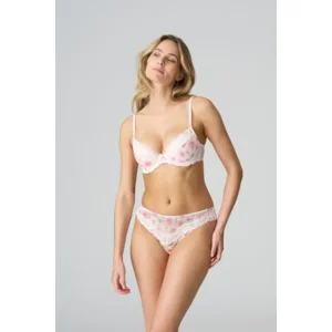 Marie Jo Selyna slip in lichtroze met bloemetjesprint