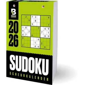 Scheurkalender - 2026 - Brainboosters - Sudoku