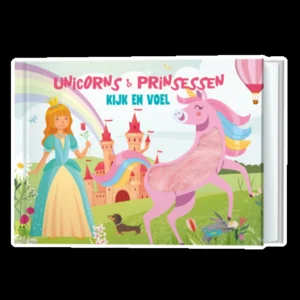 Boek - Kijk- & voelboek - Unicorns & prinsessen