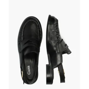 Gioia Zuleya Zwart Dames Slingbackloafers